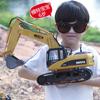 Amazon nuevo excavadora de aleación control remoto juguete bulldozer vehículo de ingeniería coche juguete eléctrico transfronterizo niños