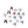 Celebridad de Internet Nuevo Arte de Uñas Color Mariposa Impresión Paneles Pintados Tridimensionales Iridiscente Brillante Dinámico Versátil Accesorios de Decoración para Uñas