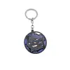 Animação Bidimensional Estilo Espada Lenda Periférico Chaveiro Chaveiro Chaveiro Mochila Escolar Bolsa Pingente Giratório Pingente