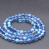 Cuentas sintéticas de piedra flash transfronterizas DIY joyería hecha a mano cuentas de cristal transparente arcoíris semiacabadas suministro directo de fábrica
