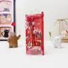 Set de papelería combinado de dibujos animados Sanrio para estudiantes de primaria, Estuche bonito, Útiles escolares, Regalo de cumpleaños para niños