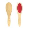 Peine para Peluca Especial de Madera Grande de Acero Peine Antiestático Herramienta para el Cuidado del Cabello Falso para Evitar que la Peluca se Seque y se Encrespe con Nudos