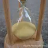 Ampulheta de 3 Minutos Madeira Timer Infantil para Escovar Dentes Estudante Criativo Presente de Formatura