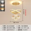 Lustre LED moderno minimalista de quatro esferas para sala de jantar, quarto, escada, iluminação residencial criativa e de luxo leve para sala de estar
