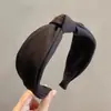 Nuevos Accesorios para el Cabello Simples y de Moda, Accesorios para el Cabello Versátiles de Ala Ancha, Diademas de Lazo Rayadas, Diademas Nudadas para Mujer, Accesorios para el Cabello Transfronterizos