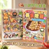 Libro de Pegatinas Anatomía del Mapa de Comida: Sanando el Alma de Ciudades y Regiones con Delicias Culinarias - Libro de Pegatinas Divertido y Educativo para Hacer Tú Mismo