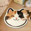 Alfombrillas creativas con temática de gatos y perros, hechas de material de cachemir sintético, perfectas como artículos conmemorativos o alfombras para mascotas. Estas alfombrillas son impermeables, antideslizantes y resistentes a las manchas.