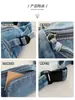 Riñonera de Pecho de Mezclilla Estilo Japonés para Mujer 2026 Nueva de Moda Nicho Mochila Pequeña Riñonera para Mujer Bolso Cruzado Casual Versátil