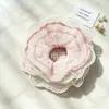 Xuxinha de tecido de renda, multicamadas, estilo coreano, especificamente para penteados de coque feminino. Acessórios em estoque, atacado disponível
