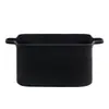 Cesta de Armazenamento Tecida com Fio de Algodão Amazon para Lanches, Cesta de Armazenamento para Itens Diversos, Cesto de Roupas Sujas, Cesto de Brinquedos Artesanal de Grande Capacidade