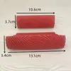 Rodillo de goma con veta de madera lámina con veta de madera 3 pulgadas 6 pulgadas Pintura artística herramienta de impresión de veta tirada de acero inoxidable