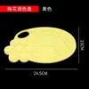Prato de Tinta Redondo de Porcelana Imitação Weizhuang Prato de Água Paleta de Aquarela Prato para Mistura de Pigmentos de Pintura Chinesa Prato Pequeno para Estudantes Caligrafia