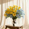 Flores Artificiales de Lirio Calla Mini de PU, Flores Falsas, Ramilletes de Boda, Arte Floral para Decoración del Hogar, Plantas Artificiales, Venta al por Mayor Transfronteriza