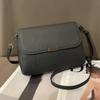 Bolsa de Ombro Feminina em Couro Genuíno, Bolsa Pequena Quadrada Versátil Transversal, Bolsa Pequena de Couro Bovino de Primeira Camada 227, Em Estoque para Atacado