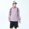 Ropa de Protección Solar de Alta Calidad para Exteriores de Verano Hombres Mujeres Pareja Chaqueta Protectora Solar Ropa Protectora Solar Fina con Sensación de Hielo Tendencia