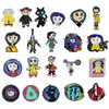 Halloween Transfronterizo Popular Fantasma Animado Mamá Caroline Dibujo Animado Broche Colgante de Llave de Metal Pulsera de Libélula