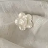 Pinza para el pelo con forma de lazo de flor de acetato, estilo idéntico al de una bloguera coreana, pinza de pico de pato, de aspecto elegante, linda, versátil, para flequillo