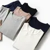 Compra de una sola pieza: Conjunto de Ropa Interior Térmica Cepillada de Algodón Puro para Hombre para Otoño e Invierno