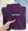 Camisa base de tricô macia e fofa com gola semimédia para outono e inverno, suéter simples de cor sólida, disponível para atacado