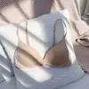 Ropa interior simple estilo japonés de verano para mujer, Sujetador estudiantil delgado sin costuras, Sujetador inalámbrico de una pieza, Sujetador para niña joven