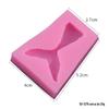 Molde de Silicone Líquido para Bolo Sereia Série Marinha Cauda de Peixe Grande e Pequeno Molde Decorativo para Confeitaria Concha Búzio