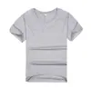 Camiseta Crewneck Manga Curta Grupo Roupas Logo Personalizado Camisa Publicitária Impressão diy Roupas de Turma Personalizadas Camiseta de Evento Personalizada