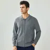Suéter cálido de punto de moda con solapa, hilo imitation Yangzi fino de 16 cabos, 100% lana, lana pura, nuevo modelo de otoño e invierno