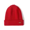 Chapéu de Caxemira Pura Caxemira Masculino Outono e Inverno Linha Única Moldado Chapéu de Casal Versátil Exterior Frio