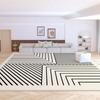 Alfombra de sala de estar color crema viento lujo ligero de alta gama fácil de cuidar alfombra de terciopelo resistente al desgaste manta para sofá mesa de centro suministro directo de fábrica
