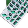 Taladro de imitación austriaco de alta calidad, de forma especial, de fondo plano, cosido a mano, con hebilla plana en forma de S, para bricolaje, accesorios de joyería con diamantes de imitación para ropa, taladro de vidrio