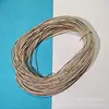Cordón de cuero de piel de oveja al por mayor de 3 mm a 6 mm, cordón redondo de cuero, cordón de cuero PU sintético, cordón de cuero con núcleo recubierto para accesorios, cinturones, accesorios de bricolaje