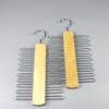 Colgador de corbatas transfronterizo, eslinga, ropa interior, madera, estante de almacenamiento multifuncional, gancho para cinturón/bufanda, percha de madera maciza para ropa, venta al por mayor