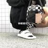 Bolso Cruzado Cuadros Clásico de Marca de Moda para Hombres y Mujeres Bolso de Hombro para Deportes al Aire Libre Viajes Bolso Escolar Versátil para Estudiantes Bolso para Teléfono Móvil