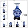 Vaso de Porcelana Azul e Branco Ornamentos Arranjo de Flores Suporte Antigo Cuia Pequena Artesanato Antigo Fábrica de Vasos Cerâmicos Cadeia de Suprimentos Atacado