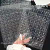 Adesivos de Unha Artística Transparentes Vazados Florais de Primavera Design Pintado à Mão Flor de Cinco Pétalas Trevo de Quatro Folhas Rosa Modelo de Adesivo de Unha