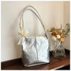 Bolso de Hombro Bufanda de Seda Dulce Estilo Coreano para Mujer 2025 Nueva Llegada Bolso Tote Bolso Cubo Miniscan para Mujer