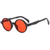 Gafas de sol redondas retro Mitin para hombre, gafas resistentes a los rayos UV, gafas de sol de color carey para mujer, gafas de sol artísticas y modernas.