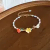 Accesorio de Vacaciones: Pulsera Multicolor de Cuentas de Cristal y Perlas de Arroz de Múltiples Capas, Joyería de Mano Bohemia Lujosa y de Alta Gama