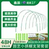 Invernadero de Jardín Transfronterizo Pequeño Arco Soporte de Tienda Juego de Varillas de Fibra de Vidrio Enrejado para Trepar Varilla de Fibra Recubierta Herramienta de Jardinería