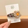 Pinza para el Cabello Retro con Flecos Accesorios para el Cabello Pinza para el Cabello Estampado de Leopardo Pinza de Pato Linda de Lana Barrette Estilo Pequeño Perfume Floral para Mujer Accesorios para el Cabello