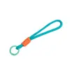 Lanyard para Teléfono de Bloques de Color Llavero de Peluche Lanyard de Combinación de Colores Dopamina Accesorios para Colgar de Dibujos Animados Venta al por Mayor