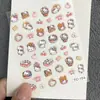 Lindos Pegatinas de Arte para Uñas de Dibujos Animados Gato Kt Repujadas Hellokitty Hello Kitty Manual DIY Pegatinas Decorativas para Uñas Ccd