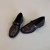 Versión de Piel de Oveja~Zapatos Mary Jane Retro de Cuero Genuino con Suela Blanda para Mujer, Zapatos Pequeños Sencillos de Cuero Genuino con Una Correa