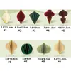 Decoraciones de Panal de Papel Transfronterizas, Linternas de Panal de Papel 3D con Bordes Brillantes, Decoraciones Colgantes Neutras Plegables