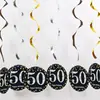 Aniversário Novo Pingente Espiral de PVC Pingente 18 Anos 30 Anos 60 Anos Decoração de Aniversário Plano de Fundo de Festa Conjunto de Layout