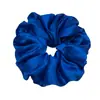 Estilo Más Vendido en Amazon Superficie de Seda Tamaño Grande Goma para el Cabello Simple Versátil Alta Elasticidad Goma para el Cabello Color Sólido Accesorios para el Cabello