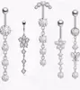 Fábrica de Joyería Yiwu Hecho a Medida Más Vendido Anillos para Ombligo, Collares, Pulseras, Anillos, Piercings de Nariz, Joyería para Ombligo con Forma de Corazón y Mariposa