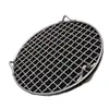 Grelha redonda de aço inoxidável com pés, rack para air fryer, escorredor de óleo, assar, cozinhar lentamente, defumar, cozinhar no vapor, rack para churrasco coreano