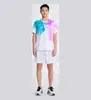 Uniformes de bádminton personalizados para comercio exterior transfronterizo, ropa de competición absorbente de humedad y de secado rápido, uniformes de bádminton unisex para entrenamiento y competición
