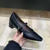 Zapatos Mary Jane de una correa, súper modernos y hermosos, estilo francés, con plataforma oculta para aumentar altura, punta fina, para mujeres petite.